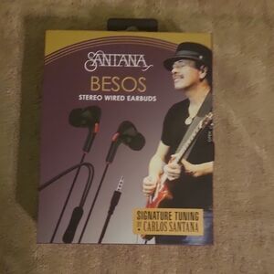 Santana Besos Stereo Wired Earbuds